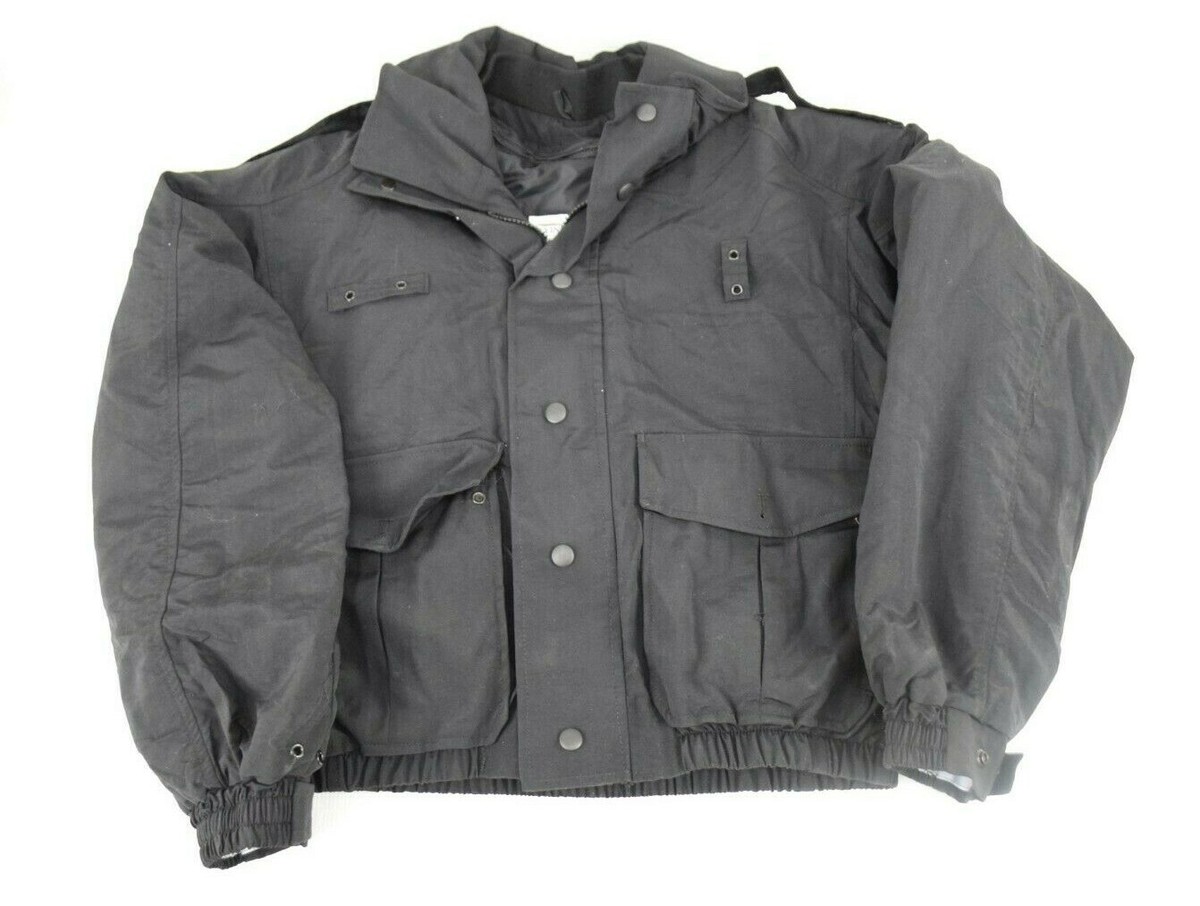 Flying Cross 78171 Police Black Jacket w/Liner Mens GoreTex Small