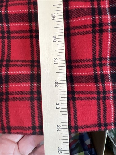VTG Karen Scott Maxi Skirt Sz 18 Red Plaid Wool Blend Academia 80's Warm - 第 9/11 張圖片