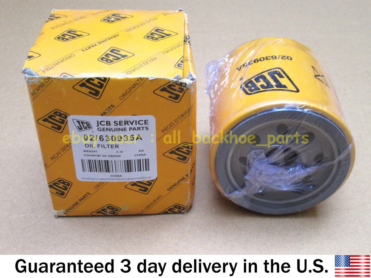 その他 0922-03 JCB BACKHOE - GENUINE JCB ENGINE OIL FILTER (PART NO. 02/630935A
