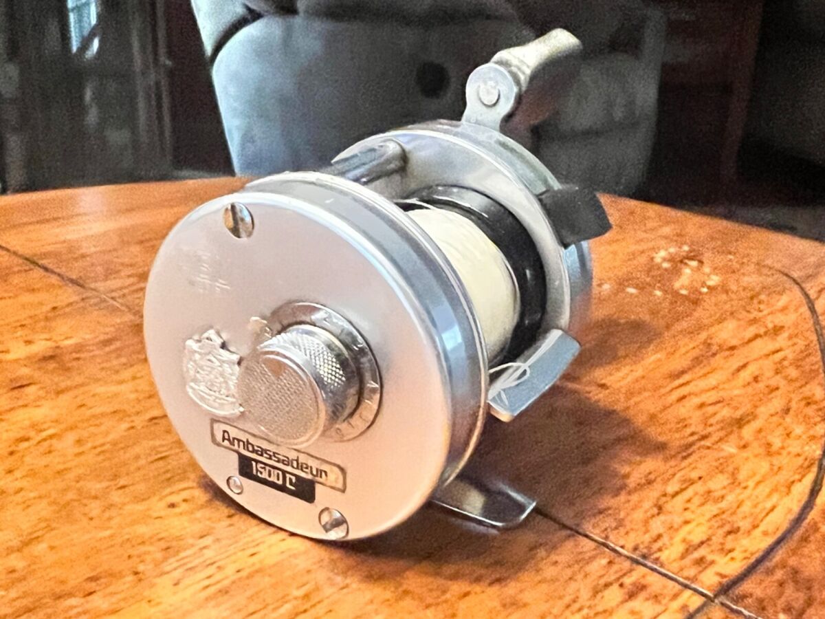 RARE VINTAGE AMBASSADEUR 1500C HS ABU SWEDEN FISHING REEL NO RARE VINTAGE AMBASSADEUR 1500C HS ABU SWEDEN FISHING REEL NO
