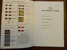 P&O Orient Lines ORIANA  Cruise J From Southampton  18 July 1966 PASSENGER  LIST