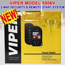 DEI 5906V VIPER 2 WAY COLOR SCREEN REMOTE / ALARM / REMOTE START SYSTEM NEW 