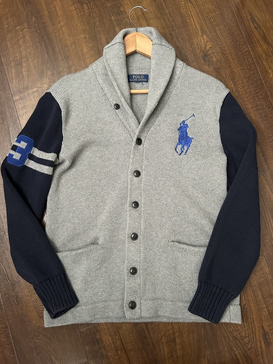 POLO RALPH LAUREN Authentic Shawl Collar Cardigan Boys XL 18 POLO RALPH LAUREN Authentic Shawl Collar Cardigan Boys XL 18