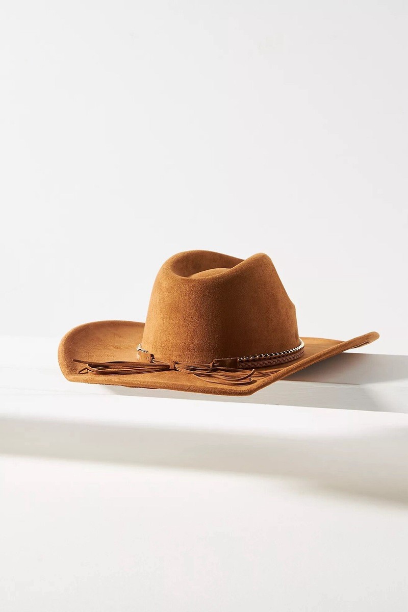 Anthropologie Woman Faux-Suede Rancher Hat | eBay display picture 1