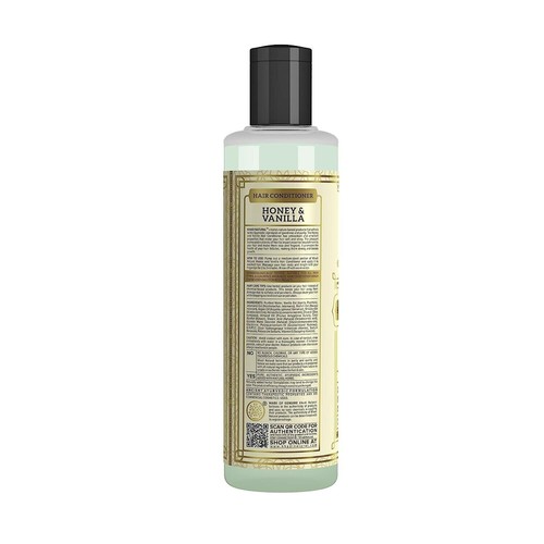Khadi Natural Hair Care Conditioner Honey Vanilla Shiny Smooth Hair Growth 210ML - Picture 2 of 4