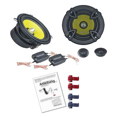 Ground Zero Auto Lautsprecher 260 Watt 13cm Kompo für VW Volkswagen Corrado