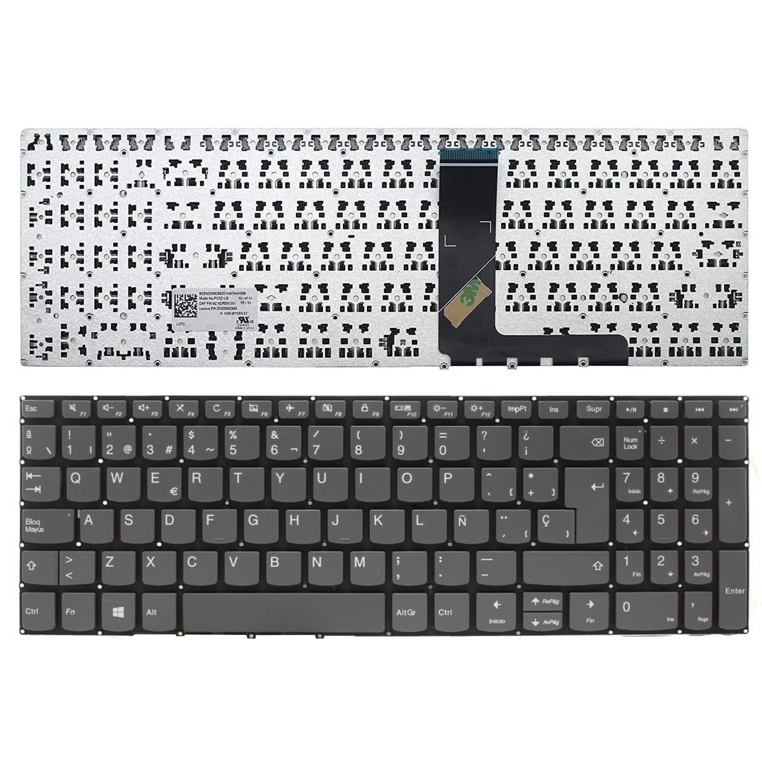 Tastiera Per Portatile Lenovo Ideapad 330S-15ARR 330S-15AST 330S-15ISK