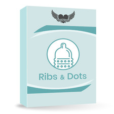 Kondome mit Noppen und Rippen 3-200 Stück Ribs und Dots Lovelyness XXL Packung