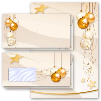 PAPER-MEDIA Briefpapier-Sets FROHE FESTTAGE