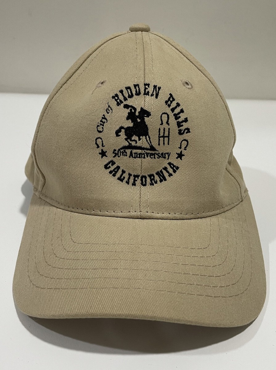 Baseball hat with “Hidden hills” embroidery Highest Hill Hat - Red – Hidden Hills Club main image 4