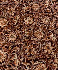 Wild Wild West By Studio E Fabrics - Sienna Leather Work  5352-38