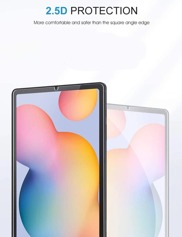 3-Pack Tempered Glass Screen Protector For Samsung Galaxy Tab S6 Lite 10.4" P610 - Image 2 of 4