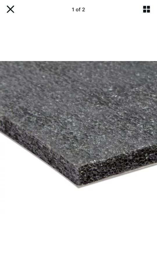 30m2  2 Roll of 6mm Graphite PE Foam Carpet Underlay - Image 2 of 2