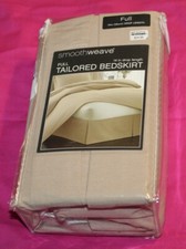 New Smoothweave 14-Inch full tailored Bed Skirt in mocha