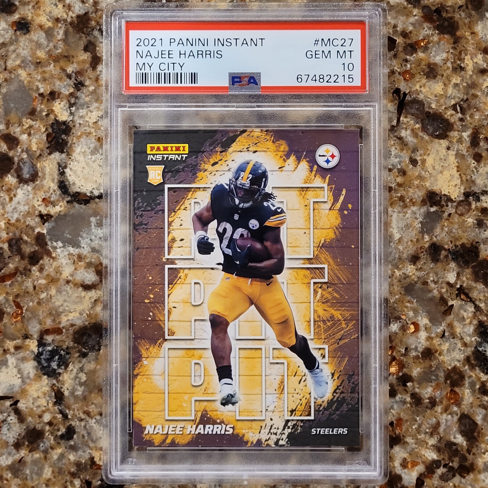 Najee Harris Panini Instant My City #MC27 Base