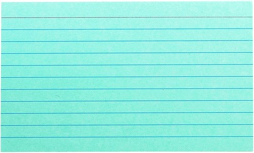 2-Pack Multicolored Index Card Pack 3" x 5" 100 count Ruled Note Cards per pack - Picture 5 of 6