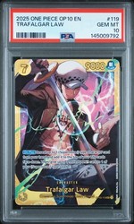Trafalgar Law OP10-119 Royal Blood Secret Rare Foil