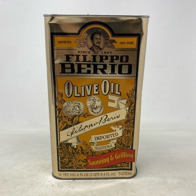 Filippo Berio Olive Oil 3L/101.4oz Gold Tin Sauteing & Grilling