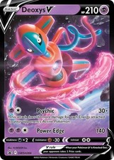 Carte promozionali Deoxys V Holofoil quasi nuove SWSH: spada e scudo SWSH266