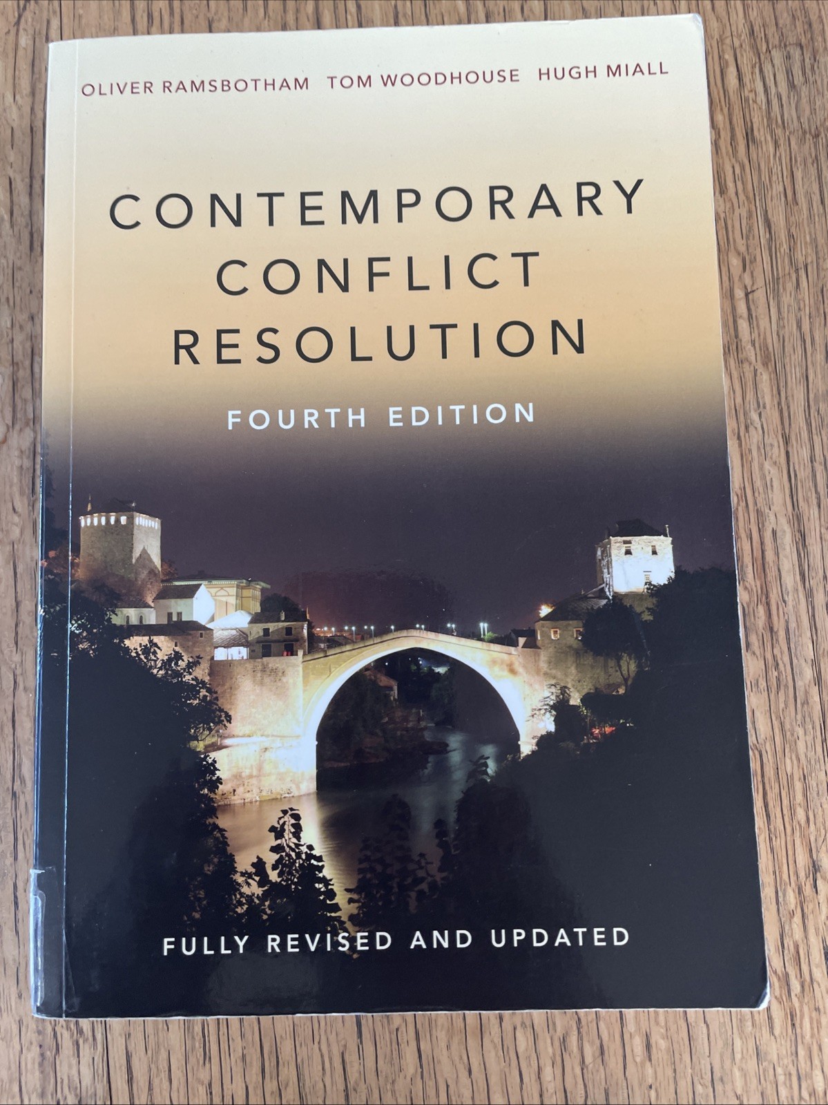 Contemporary Conflict Resolution Woodhouse, Miall, Ramsbottom Paperback