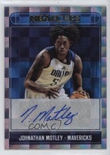 2017-18 Panini NBA Hoops Rookie Auto Johnathan Motley #RA-JHM Auto 1ek2