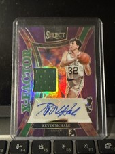 2024-25 Panini Select X-Factor Kevin McHale Auto Patch Purple  Prizm /99 Celtics
