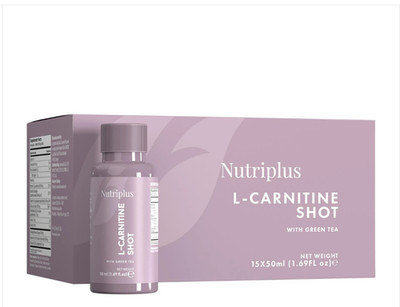 Nutriplus L-Carnitine Shot With Green Tea, 15 count x 50 ml each