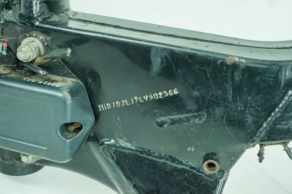 90 Harley Electra Classic Touring OE Upper Portion Cut Main Frame Neck SLVG 1348 - Image 3 of 4