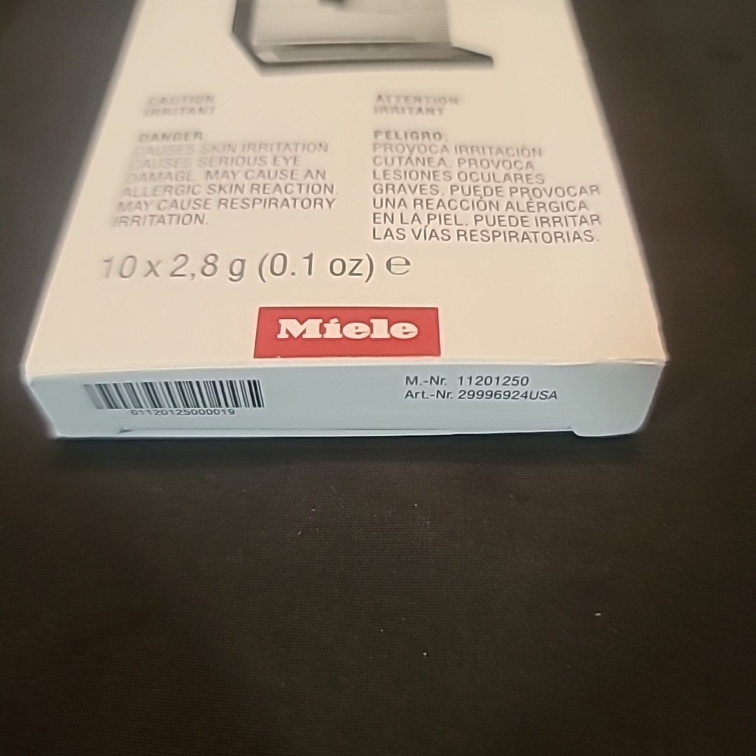 Miele Cleaning Tablets for Coffee Machines Makers 10 Tablet Pack Removes Residue