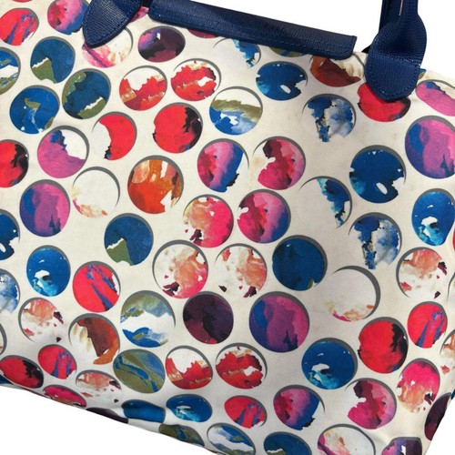 Longchamp Borsa Tote a Pois Nylon 2 Vie, Edizione Limitata, Rara - Foto 10 di 19