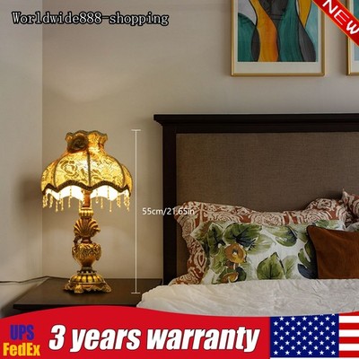 Indoor Table Lamp E26 Bulb(Not Included) Tabletop European Light 100-260V Lamp