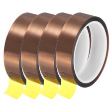 Heat Tape, 4 Rolls 25mmx33m 108ft High Temperature Heat Resistant Tape