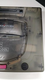 SEGA SATURN Clear Black Skeleton HST-3220 Console with Box s1485M