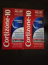 2 Cortizone 10 Maximum Strength Overnight Crème Itch Relief 1 oz Lavender (BB17)