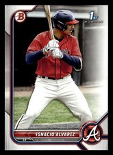 Ignacio Alvarez 2022 1st Bowman Draft #BD-125 Atlanta Braves Rookie RC
