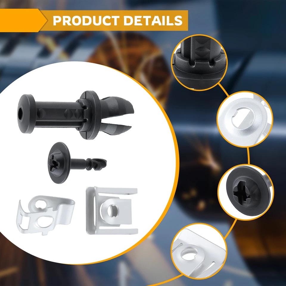 26 peças para Audi A4 A6 Quattro 95-23 motor sob a tampa clipes de proteção contra respingos parafuso - Imagem 3 de 4