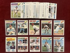 1977 TOPPS BASEBALL  LOT OF 81 Cards--Brett, Yount, Yaz, Dawson(R), Clark(R)