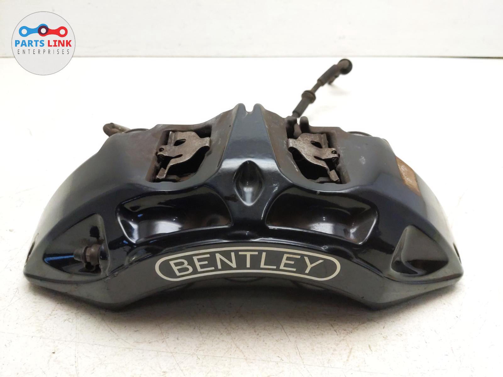2016-2020 BENTLEY BENTAYGA FRONT LEFT DRIVER BRAKE CALIPER PADS HOSE ASSY 6.0L