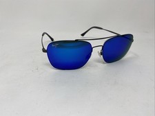 Maui Jim Lava Tube MJ 786 02S Satin Grey Titanium- Hawaii Blue Polarized 0192