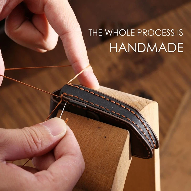 Funda de cuero genuino para llave de coche 3B para Mercedes Benz A S C E G M AMG CLS GLC Foto 4 de 4