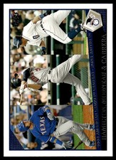 2009 Topps Josh Hamilton/Justin Morneau/Miguel Cabrera Texas Rangers/Minnesota