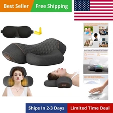 Callixe Thera Pillow Massage Neck Hump, TheraPillow Traction Massager with Heat