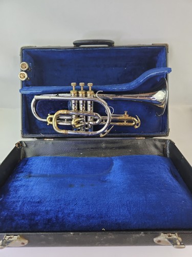Vintage King Tempo Horn Cornet With Case 465087