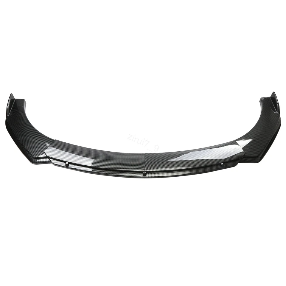 For Subaru Forester Carbon Style Front Bumper Lower Lip+86.6" Side Skirts Lips Foto 4 de 4