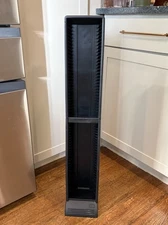 ALPHA 60 CD Media Storage Tower Organizer Display Rack Holder Black Vintage