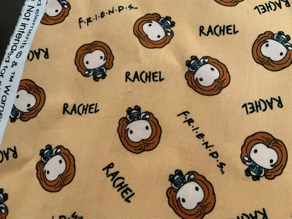 Хлопчатобумажная ткань Friends TV Rachel от Warner Bros 44 дюйма x 3634 - Изображение 4 из 4