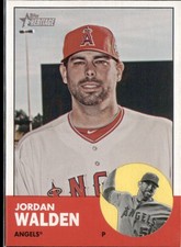 Jordan Walden 2012 Topps Heritage Los Angeles Angels #49