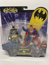 Mattel Batman Superman 2 Pack 6-inch Action Figures DC Comics 2003