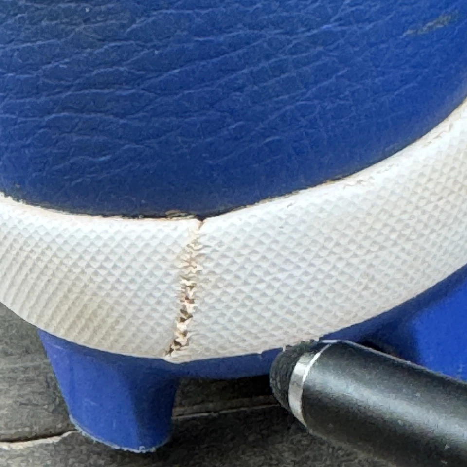 Botines de béisbol Nike Air Jordan 1 para hombre 9 retro MCS juego real negro blanco Foto 4 de 4