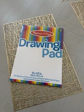 Melissa & Doug Drawing Pad (9 x 12 inches) with 50 Sheets DAMAGED
